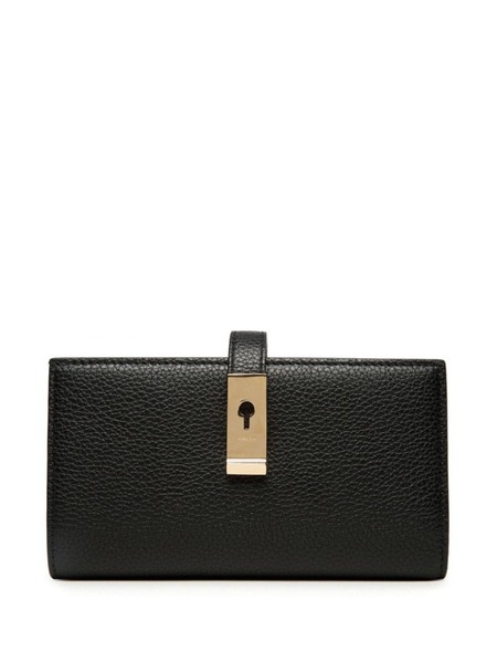  Bally Amber Leather Wallet - Black 