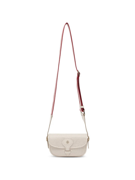  Bally Beckett Perforated Leather Cross Body Bag - Neutrals 