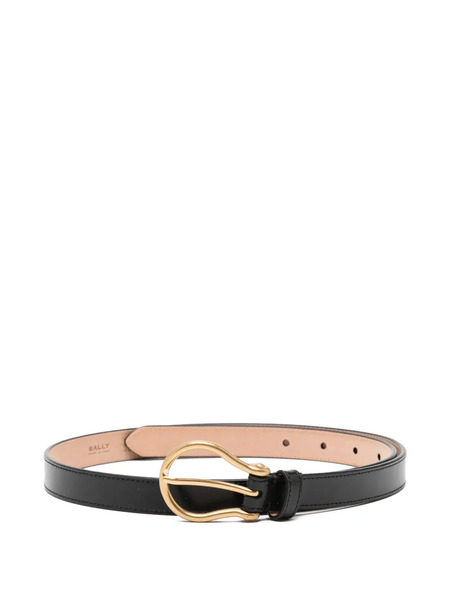  Bally Buckle Belt - Black 
