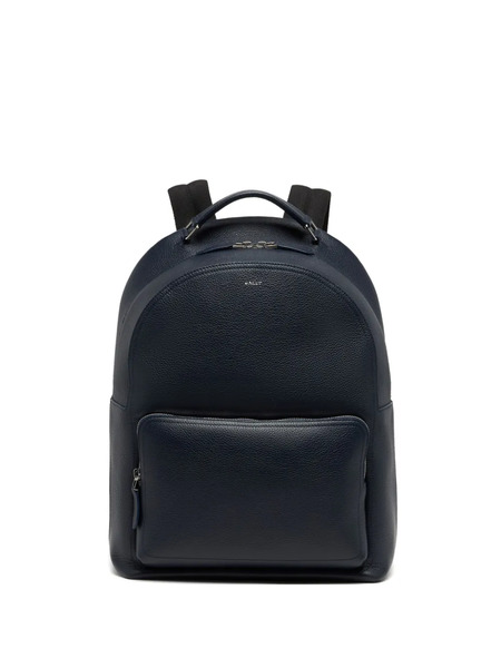  Bally Capitol Grained-leather Backpack - Blue 