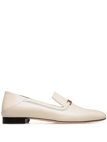  Bally Deco Ballet Flats - White 