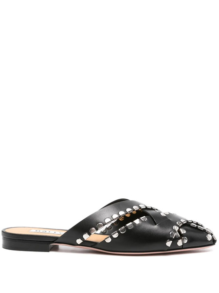  Bally Embellished Mules - Black 