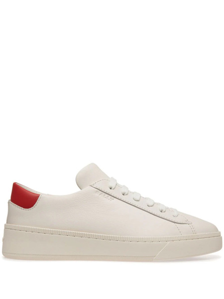 Bally Embossed-logo Leather Sneakers - White 
