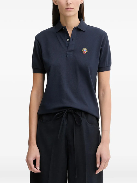  Bally Embroidered Polo Shirt - Blue 