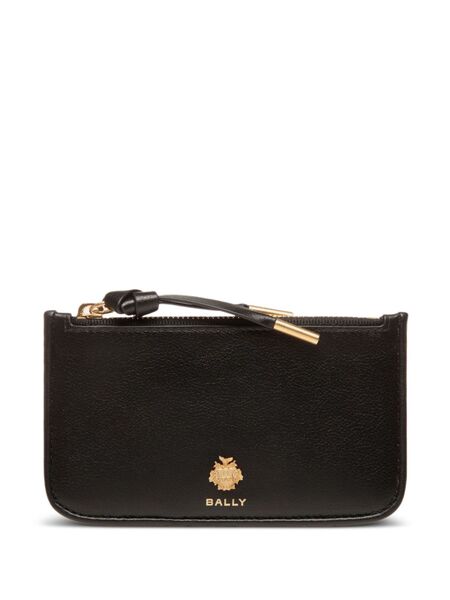  Bally Essential Leather Card Holder - Black 