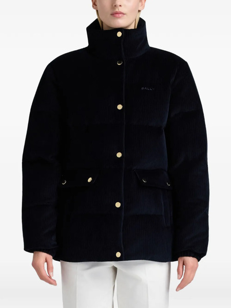  Bally High-neck Puffer Jacket - Blue 