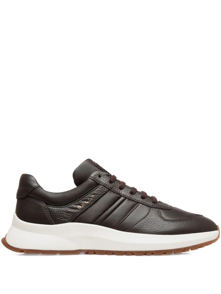  Bally Lace-up Leather Sneakers - Brown 