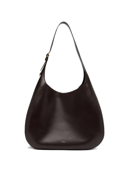  Bally Large Althea Leather Shoulder Bag - Brown 