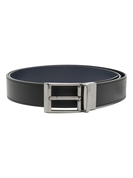  Bally Leather Bucket Belt - Black 