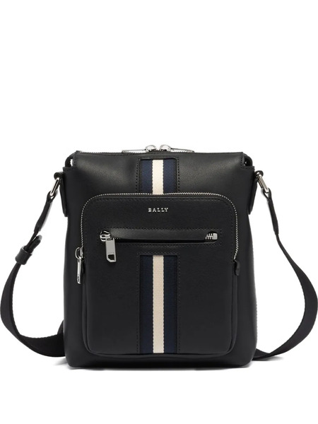  Bally Leather Messenger Bag - Black 