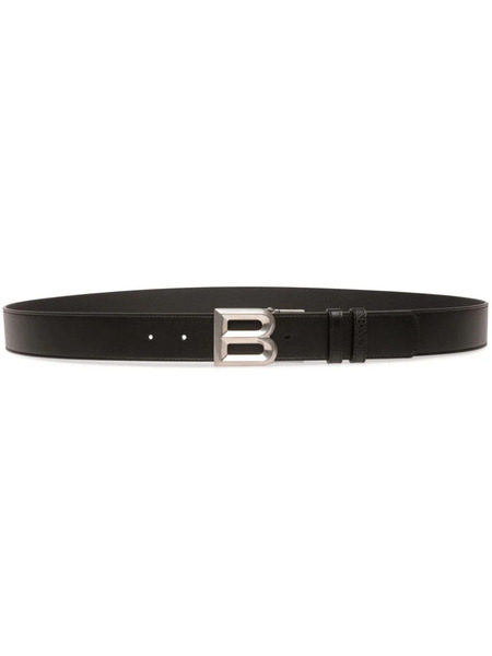  Bally Logo-buckle Leather Belt - Black 