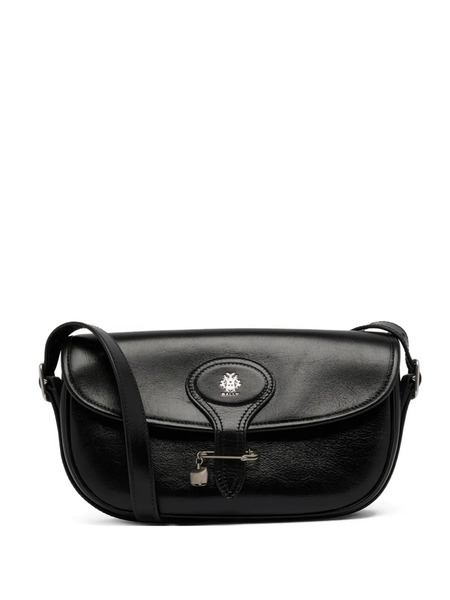  Bally Logo-plaque Crossbody Bag - Black 
