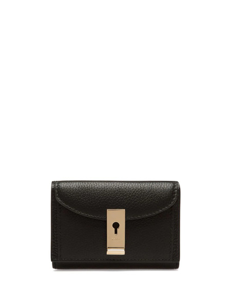  Bally Logo-plaque Leather Wallet - Black 