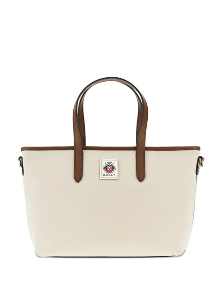  Bally Logo-plaque Tote Bag - Neutrals 