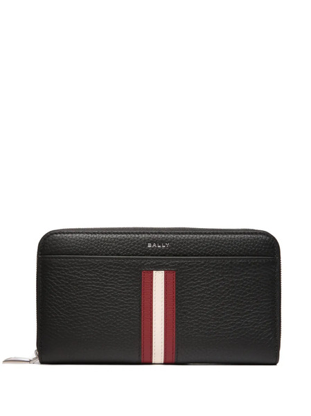  Bally Logo-print Leather Wallet - Black 