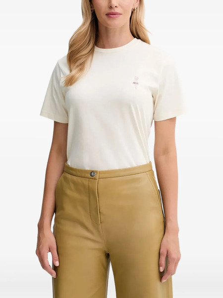  Bally Logo-print Short-sleeve T-shirt - Neutrals 
