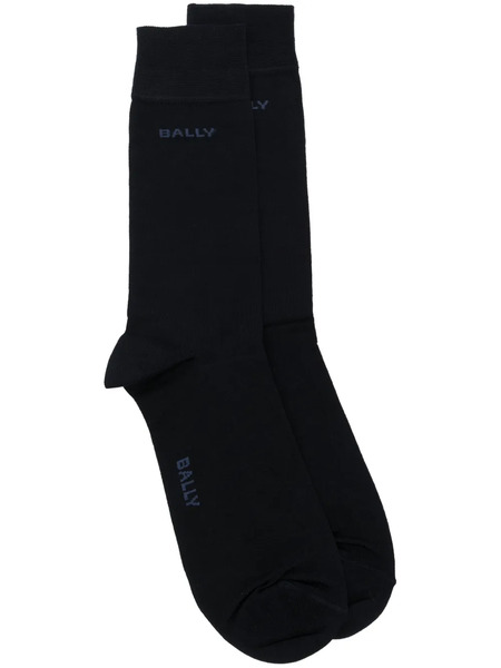  Bally Logo Socks - Black 
