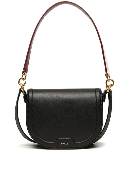  Bally Logo-stamp Leather Shoulder Bag - Black 