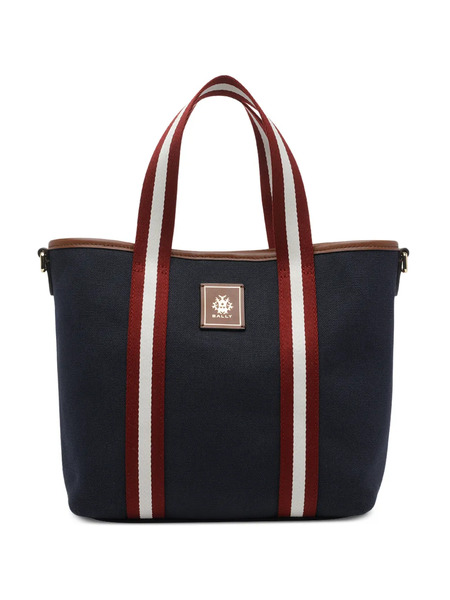 Bally Logo-stripe Tote Bag - Blue 
