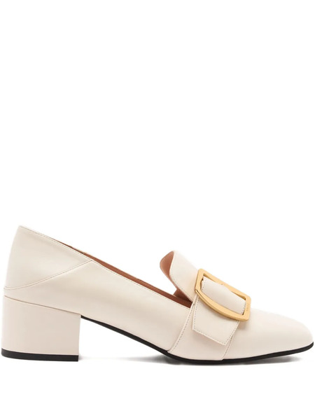  Bally 40mm Boucle Leather Pumps - Neutrals 
