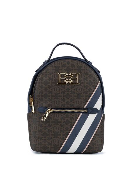  Bally Monogram Backpack - Brown 