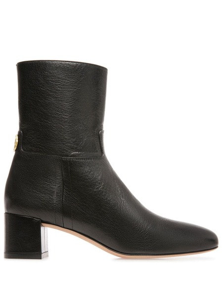  Bally Otavine 50mm Leather Ankle Boots - Black 