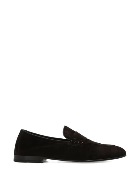  Bally Panelled Leather Loafers - Brown 