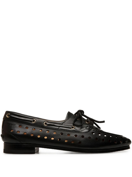  Bally Plume Loafers - Black 