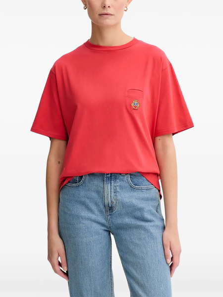  Bally Pocket-embellishment T-shirt - Red 