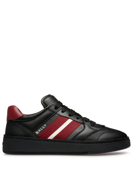  Bally Raise Leather Sneakers - Black 