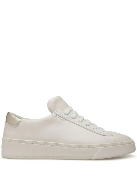 Bally Raise Leather Sneakers - White 