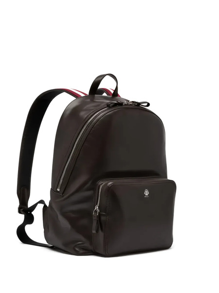  Bally Ray Leather Backpack - Brown 