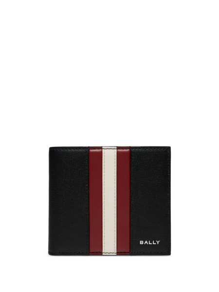  Bally Ribbon Bi-fold Wallet - Black 