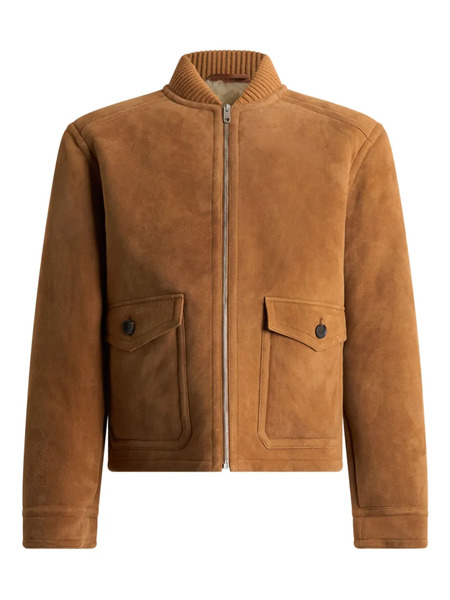 Bally Shearling-lining Flap-pocket Jacket - Brown 