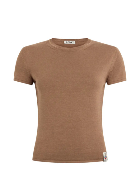  Bally Short-sleeved Knitted T-shirt - Brown 