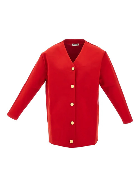  Bally Silk-blend Cardigan - Red 
