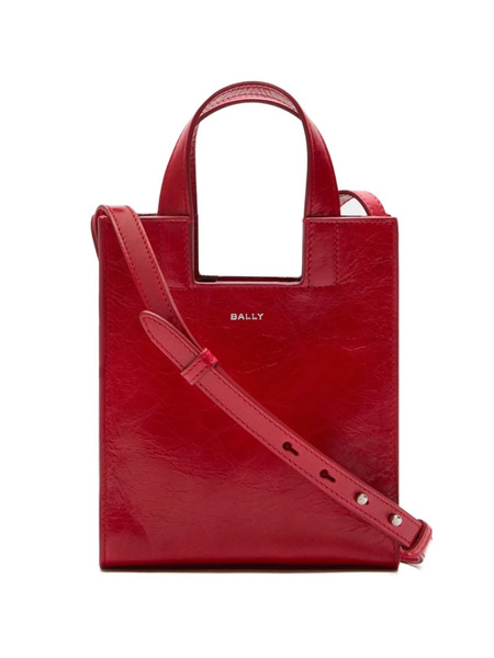 Bally Small Easy Leather Tote Bag - Red 