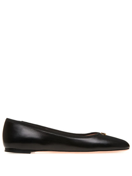  Bally Studded Ballet Flats - Black 