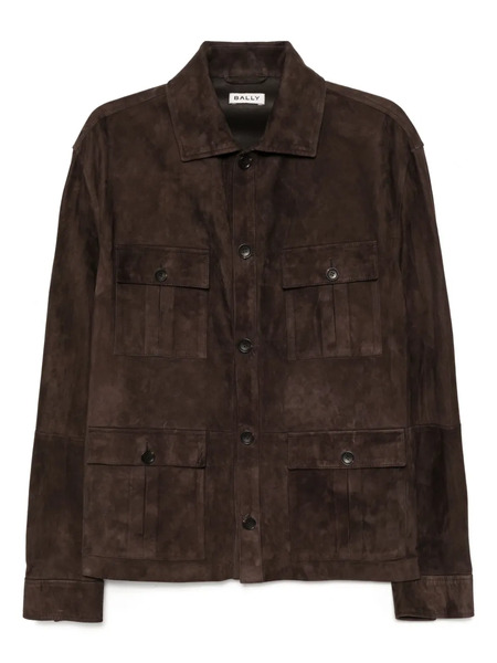  Bally Suede Jacket - Brown 