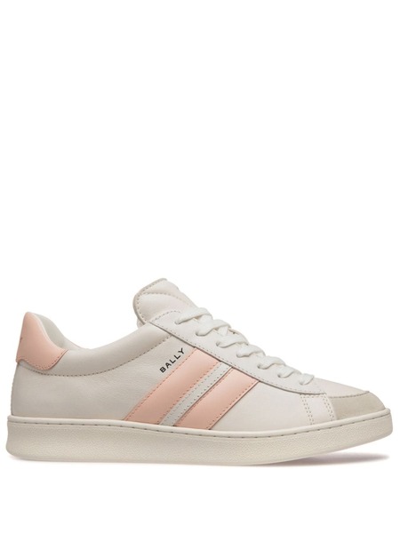  Bally Tyger Leather Sneakers - White 