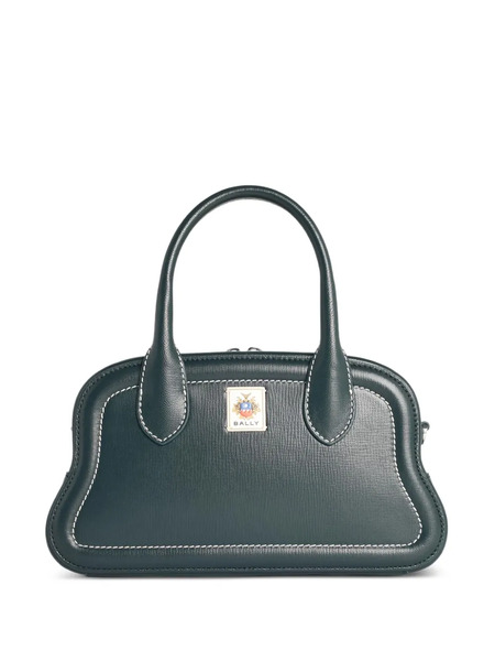  Bally Unda Leather Tote Bag - Green 