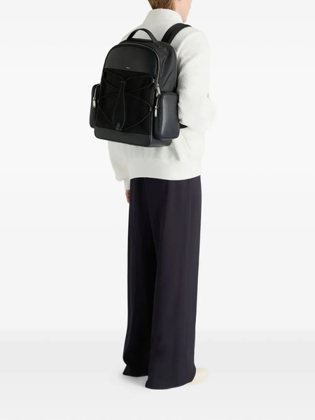 Bally Vogel Panelled Backpack - Black 
