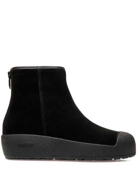  Bally X Monocle Cubrid Curling Ankle Boots - Black 