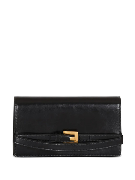  Balmain Belt-detail Clutch Bag - Black 