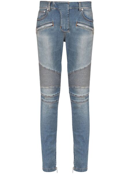  Balmain Biker Jeans - Blue 