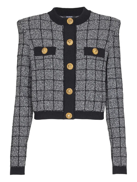  Balmain Button-fastening Jacket - Black 