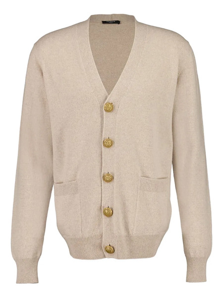  Balmain Button-up Cardigan - Neutrals 