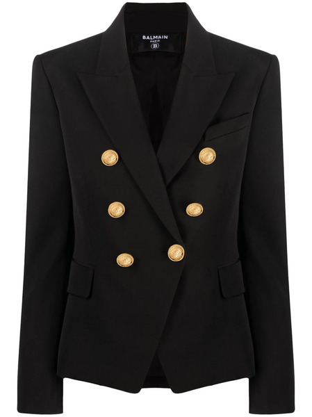  Balmain 6-buttons Double-breasted Blazer - Black 