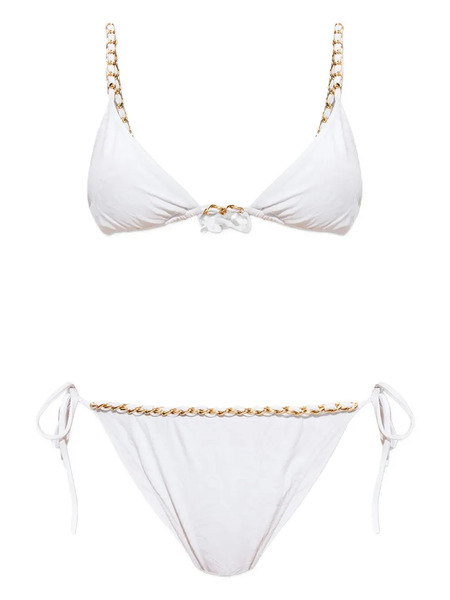  Balmain Chain-embellished Bikini - White 