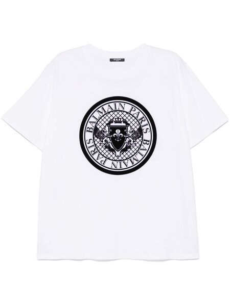  Balmain Coin T-shirt - White 